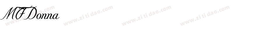 MTF Donna字体转换